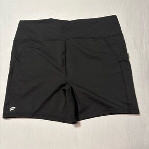 Fabletics Powerhold Classic Black Bike Shorts